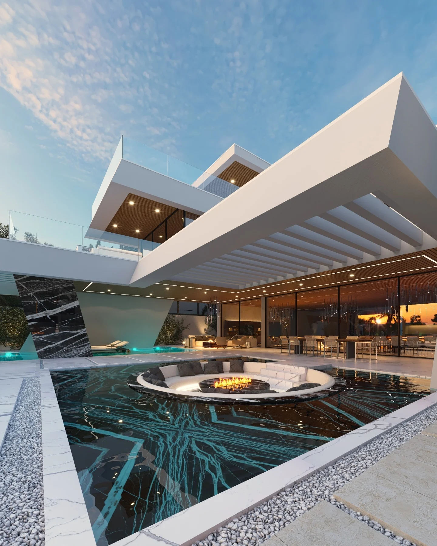 Super villa Saudi Arabia Dynamic design